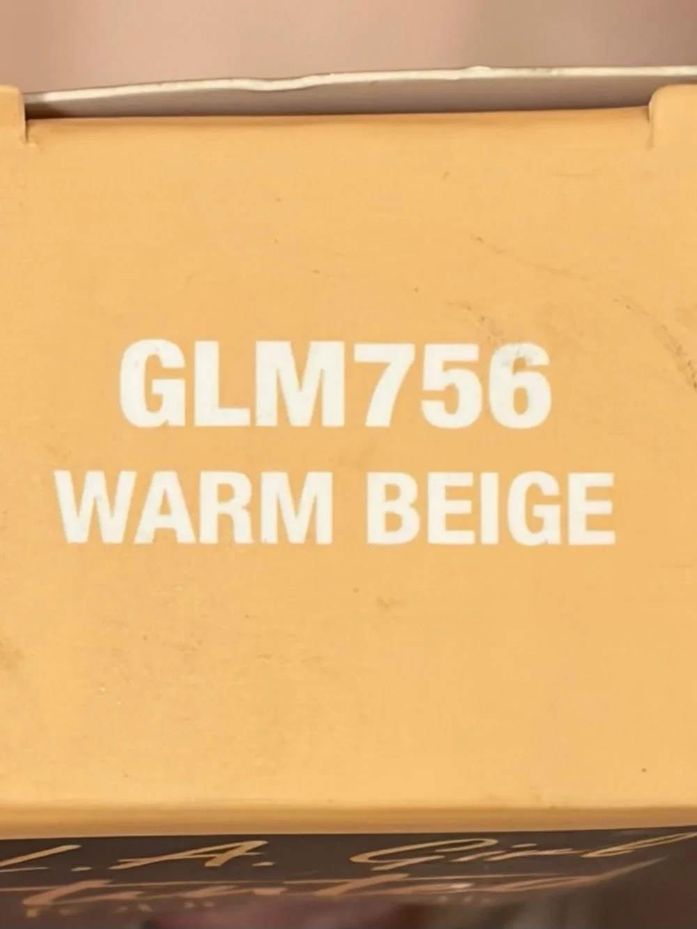 L.A. Girl Tinted Foundation GLM756 Warm Beige 1 oz Hydrating Natural Finish